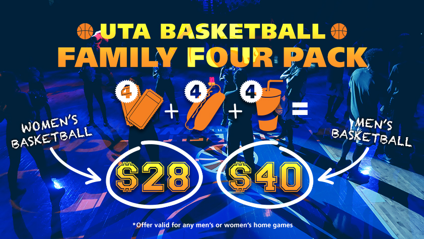 UTA Basketball Family Four Pack