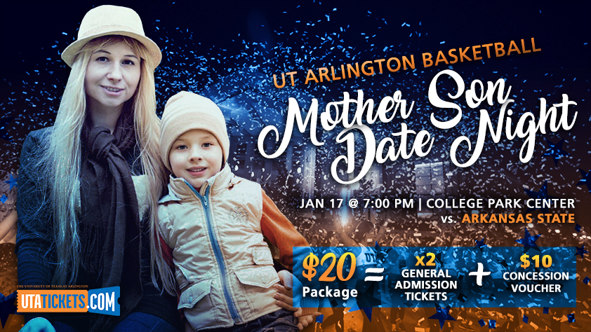 2019 UTA Men's Basketball Mother-Son Date Night (January 17)