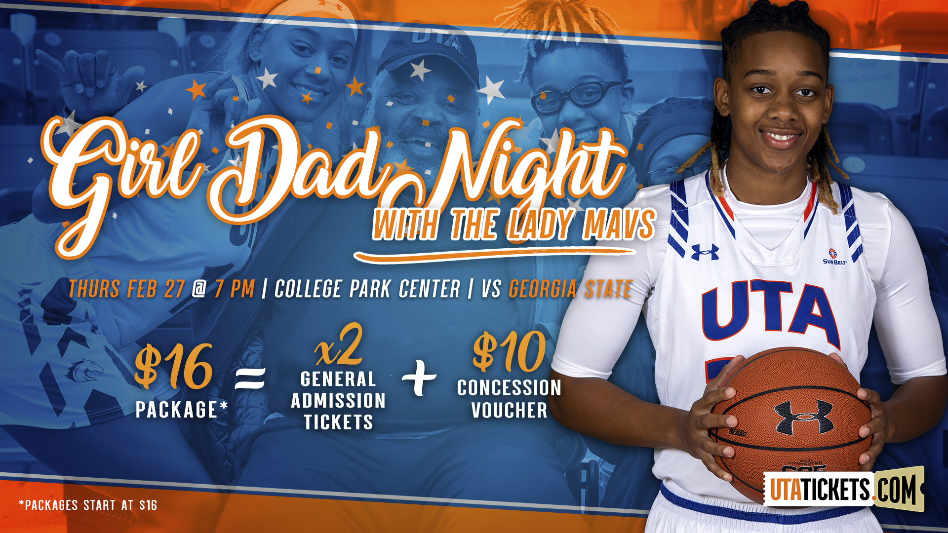 Women's Basketball vs Georgia State - Girl Dad Night