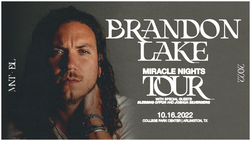 Brandon Lake - Miracle Nights Tour