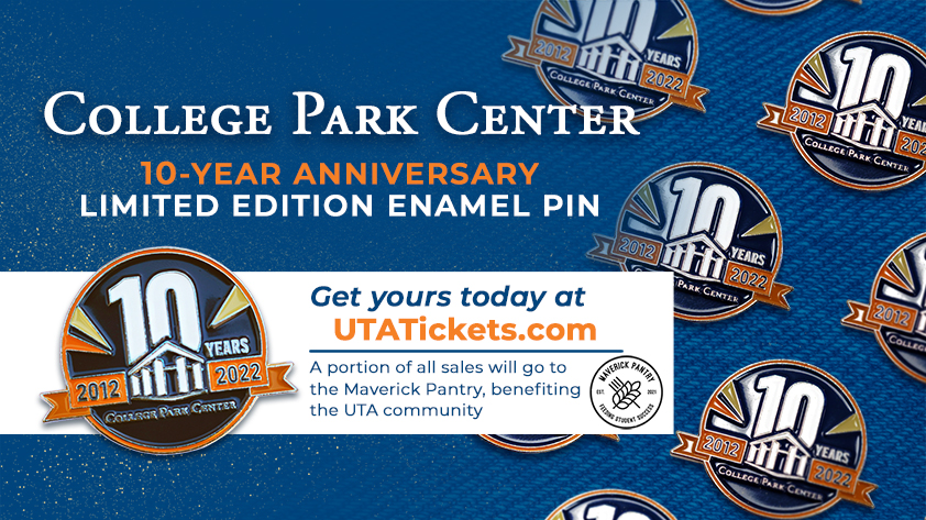 College Park Center 10-Year Anniversary Enamel Pin