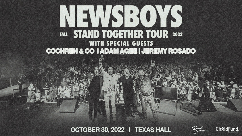 Newsboys at Texas Hall October 30