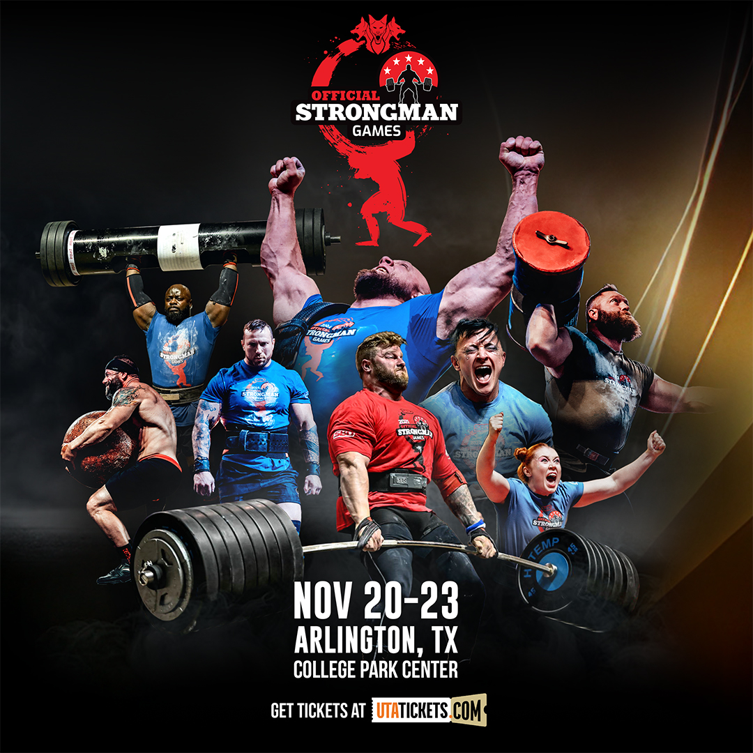 Strongman Games at College Park Center November 20-23, 2025