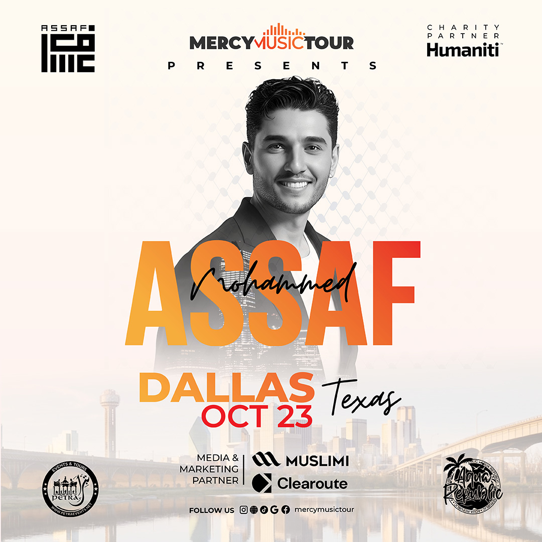 Mercy Music presents Mohammed Assaf at Texas Hall October 23, 2026