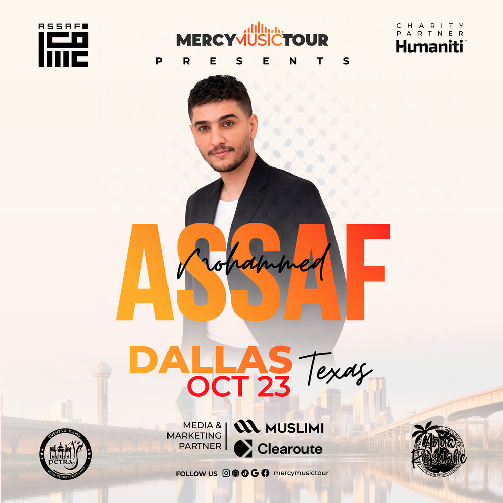 Mercy Music presents Mohammed Assaf at Texas Hall October 23, 2026