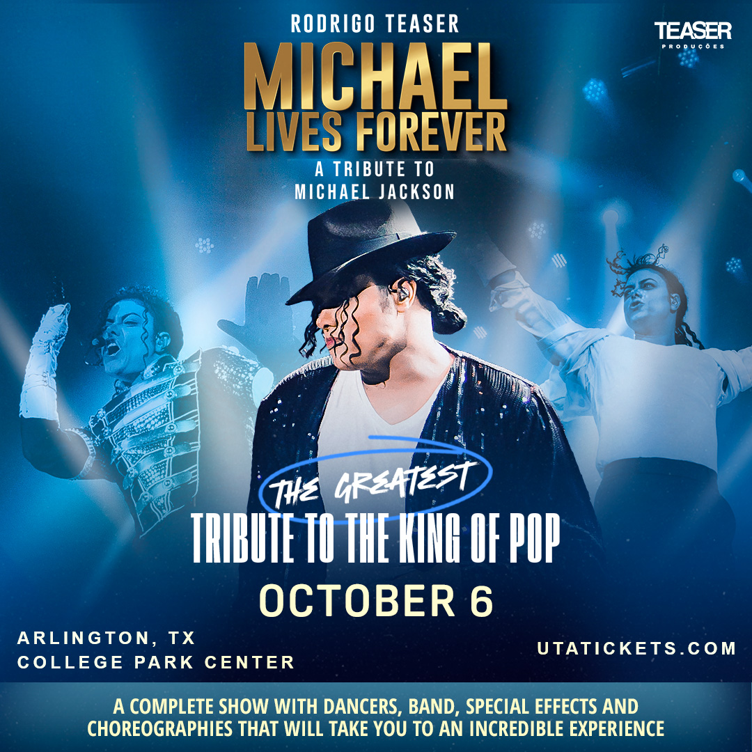 Michael Jackson Tribute Live Show starring Rodrigo Teaser at College Park Center October 6, 2026