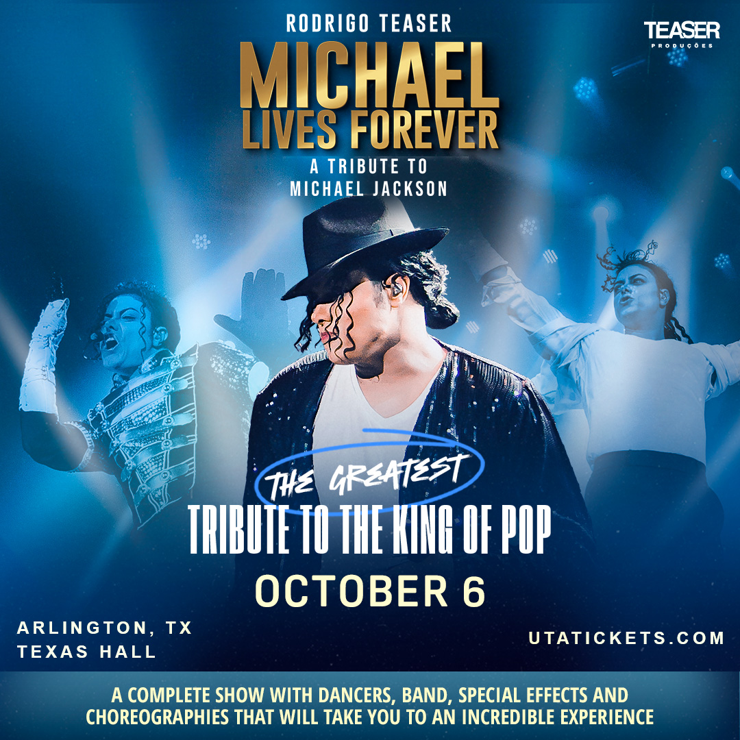 Michael Jackson Tribute Live Show starring Rodrigo Teaser at Texas Hall October 6, 2026