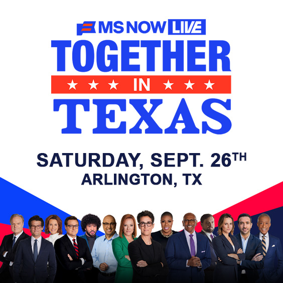MS Now Together in Texas We The People 2026 September 26, 2026 at College Park Center