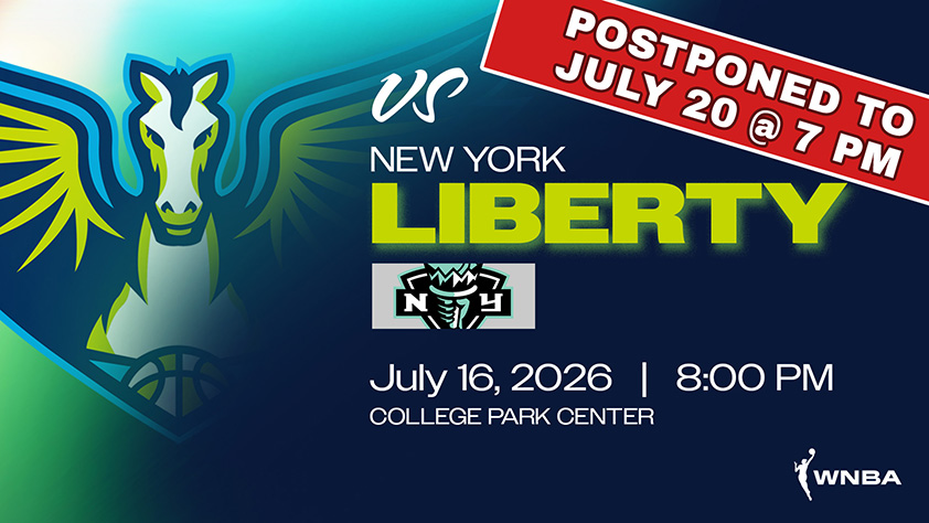 Dallas Wings vs. New York Liberty - NEW DATE AND TIME